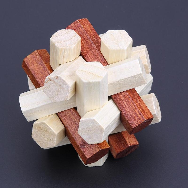 Luban Lock 3D Wooden Brain Teaser