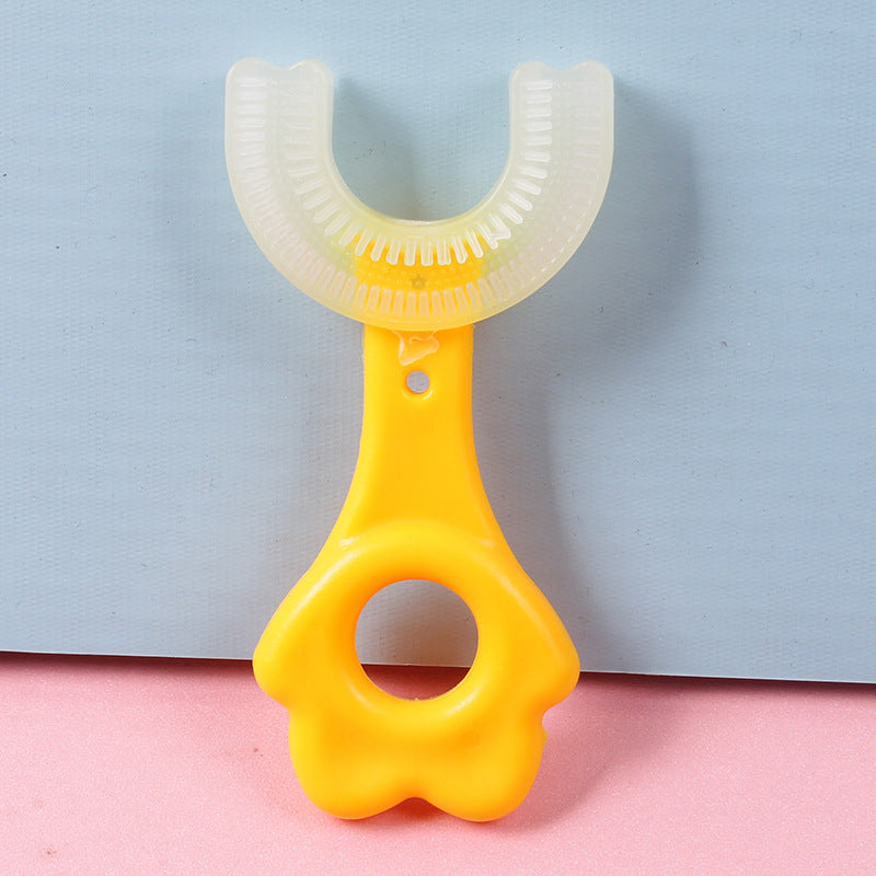 U-Shaped Silicone Baby Toothbrush