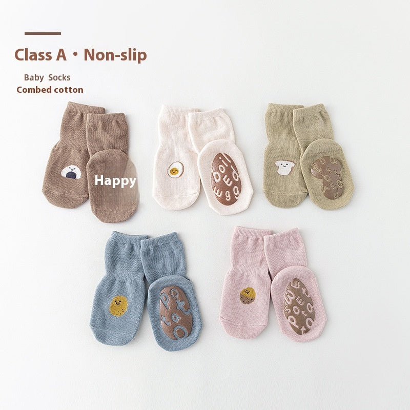Kids' Cartoon Non-Slip Socks