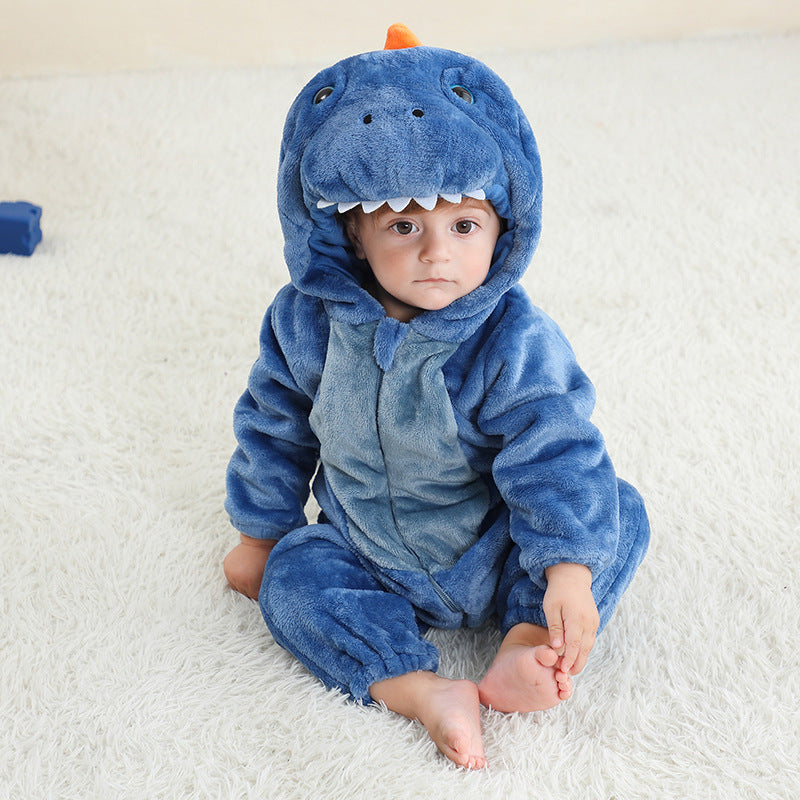 Kids' Flannel Animal Onesie
