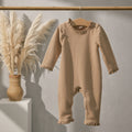 Baby Lace-Collar Long-Sleeve Romper