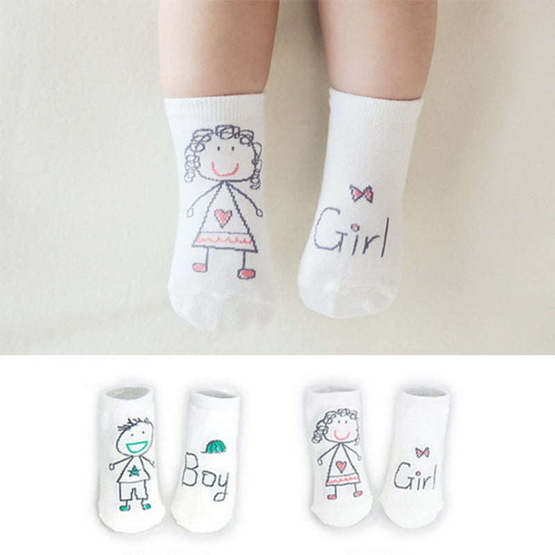 Newborn Cartoon Cotton Socks