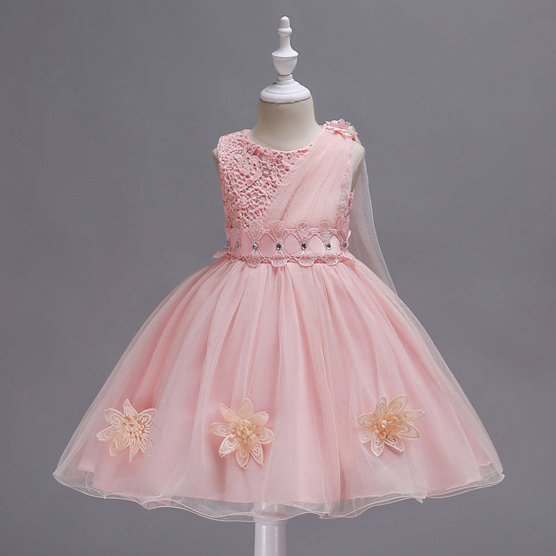 Baby Girl Satin-Blend Dress