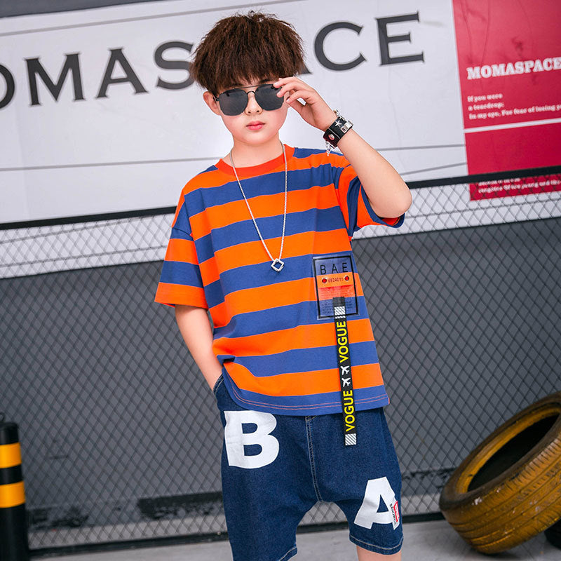 Big Boys' Striped Loose Tee
