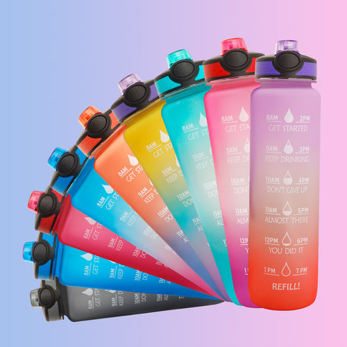 1L Tritan Motivational Water Bottle