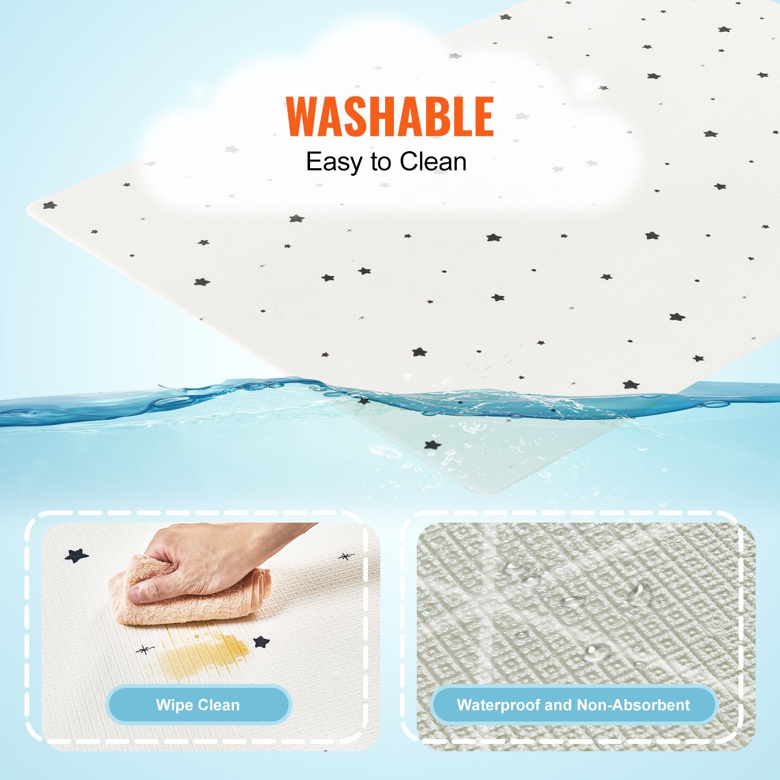 Reversible Waterproof Baby Play Mat
