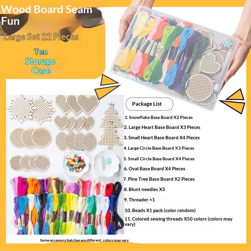 Safety-Needle Embroidery Craft Kit