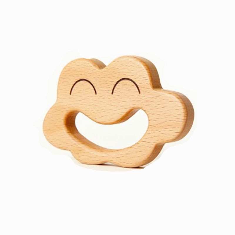 Wooden Molar Rattle Teether