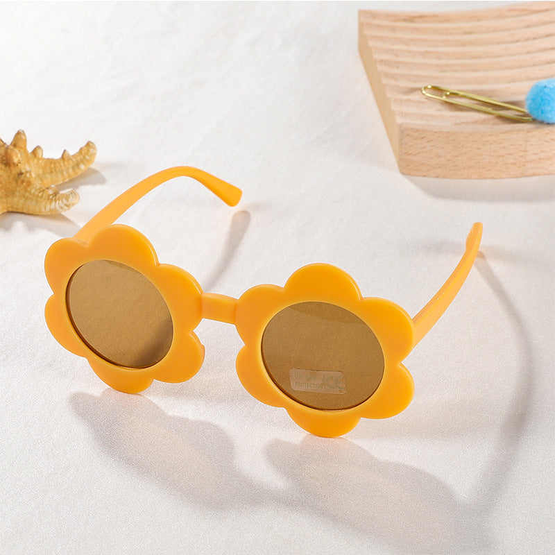 Kids' Flower Frosted Sunglasses