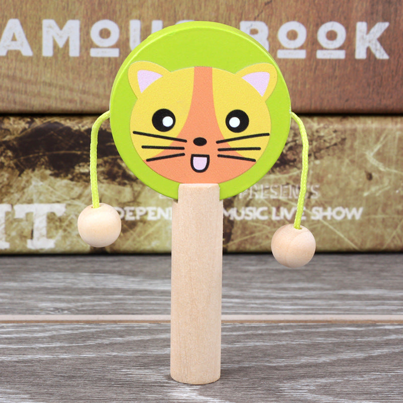 Wooden Rattle Drum