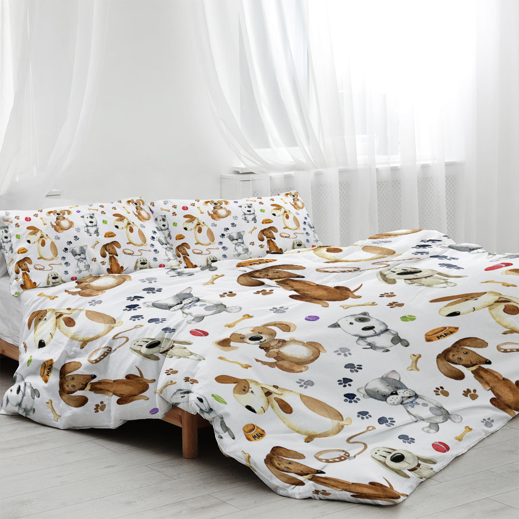 Kids' Puppy Duvet Cover Set (3-Piece)