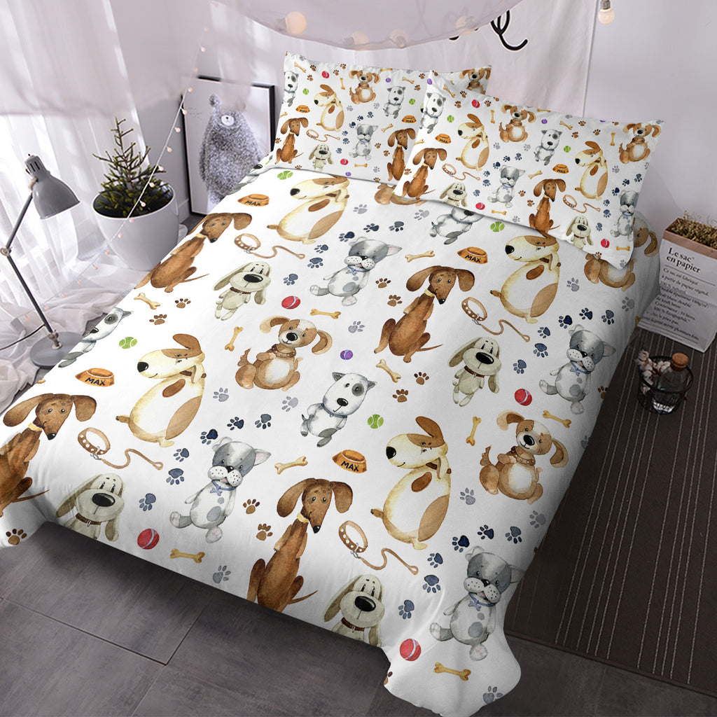 Kids' Puppy Duvet Cover Set (3-Piece)