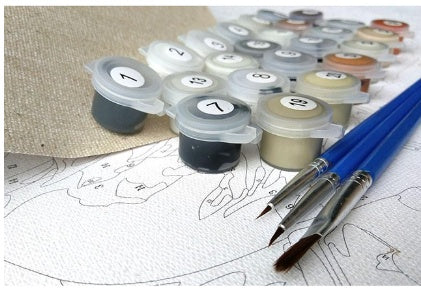 Fishy Cat Paint-by-Numbers Kit