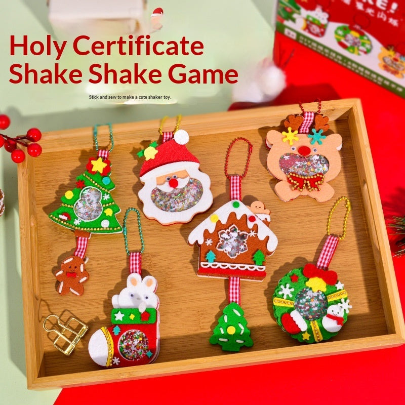 Christmas Felt Rattle Craft Kit