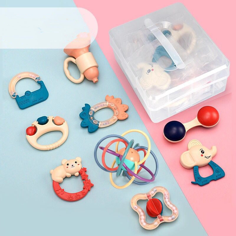 Baby Rattle Educational Gift Set
