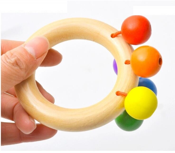 Wooden Hand Rattle