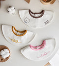 Waterproof Cotton Bib Set (3-Pack)