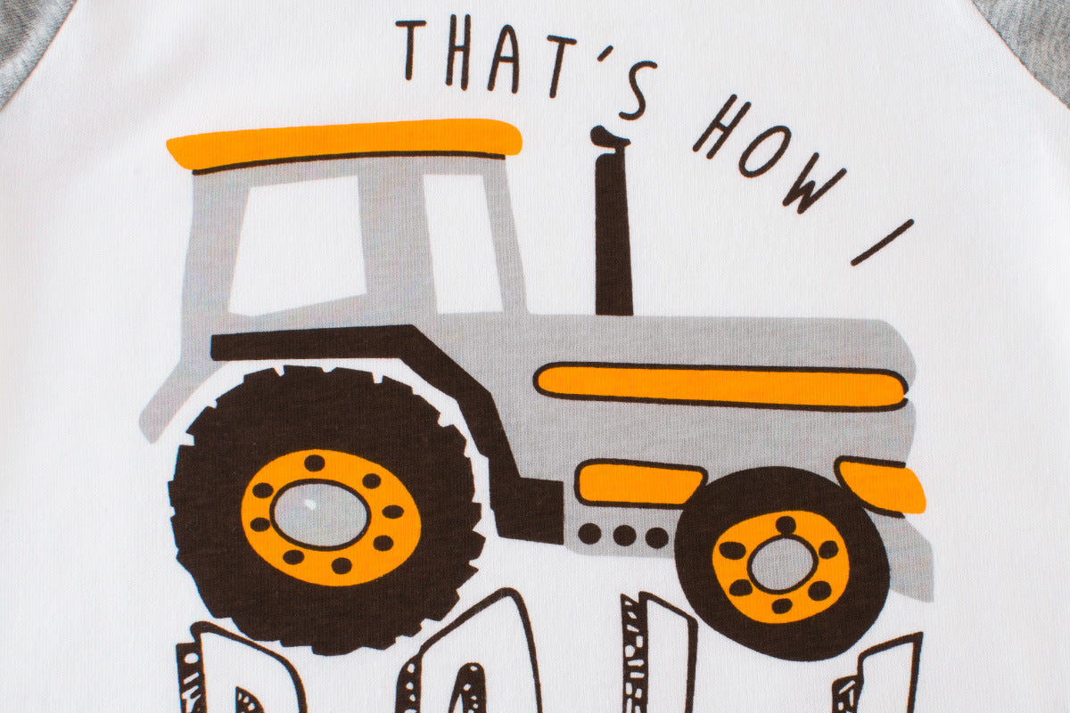 Kids' Car-Print Long-Sleeve Tee