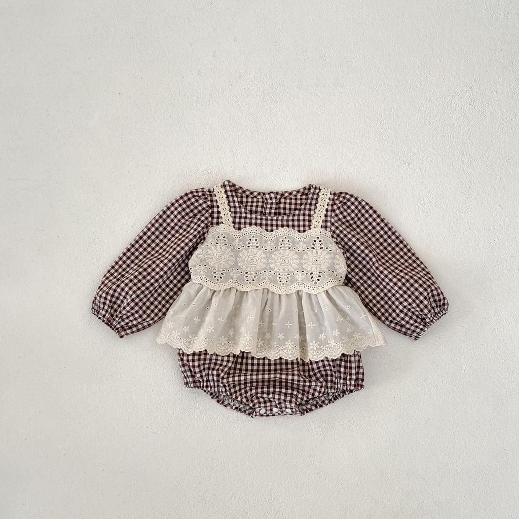 Baby Girl Lace Skirt Romper