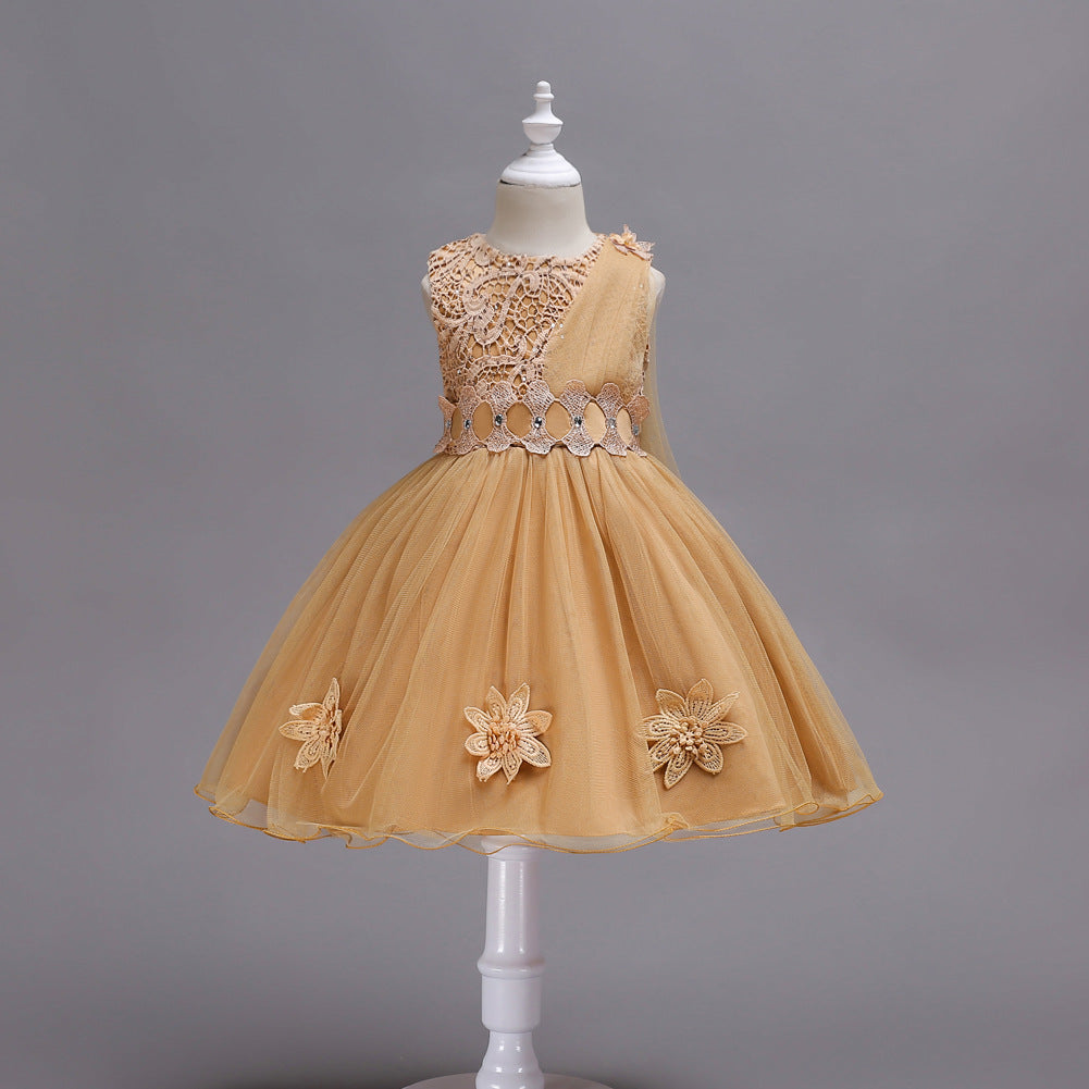Baby Girl Satin-Blend Dress
