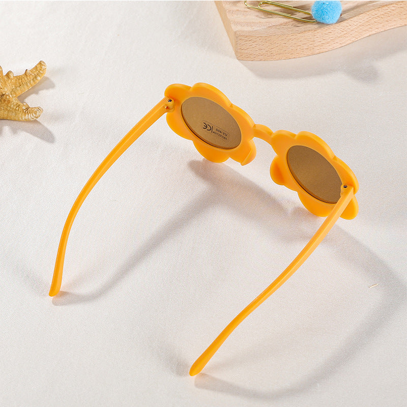 Kids' Flower Frosted Sunglasses