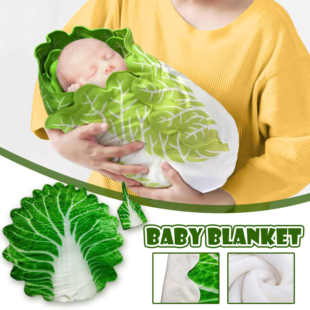 Flannel Swaddle Wrap & Hat Set