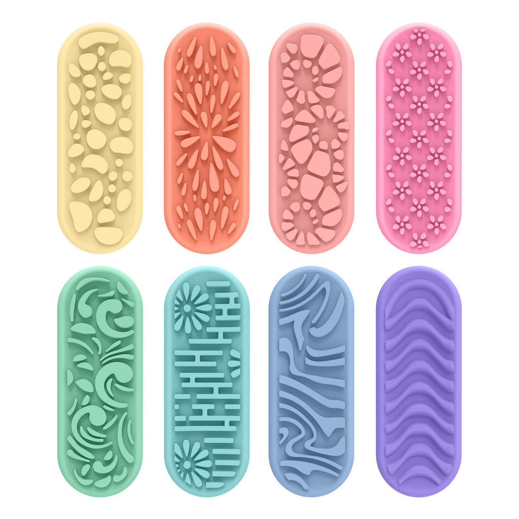 Silicone Textured Sensory Stones