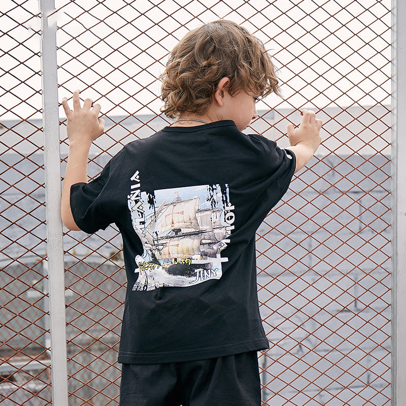 Kids' Printed Sport Tee