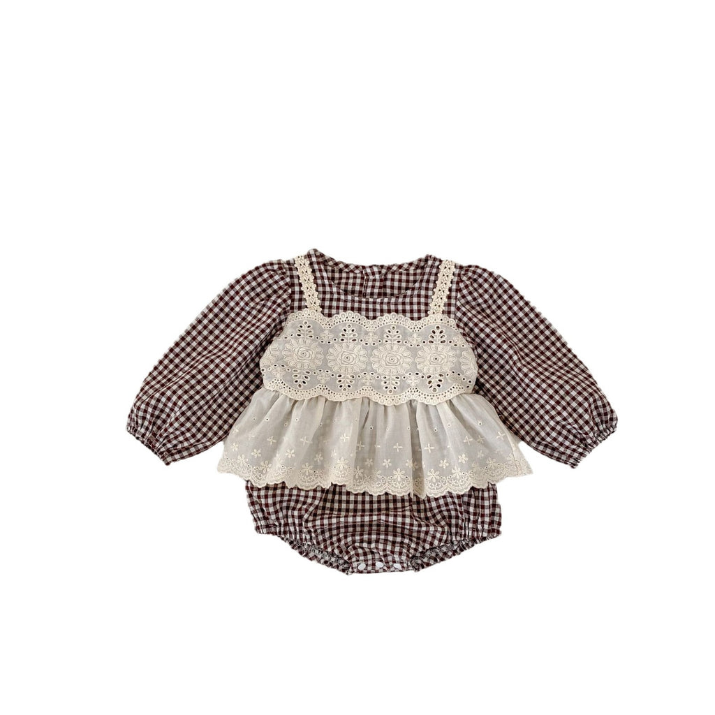 Baby Girl Lace Skirt Romper