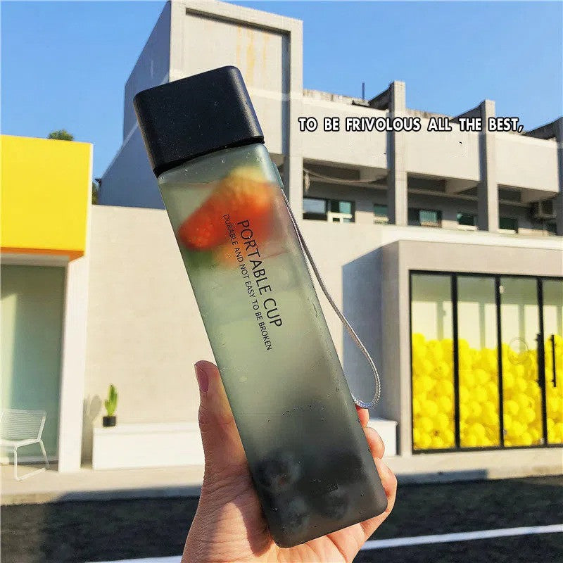 Square Leak-Proof Travel Water Bottle