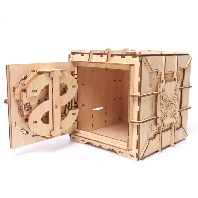 Wooden Puzzle Treasure Box