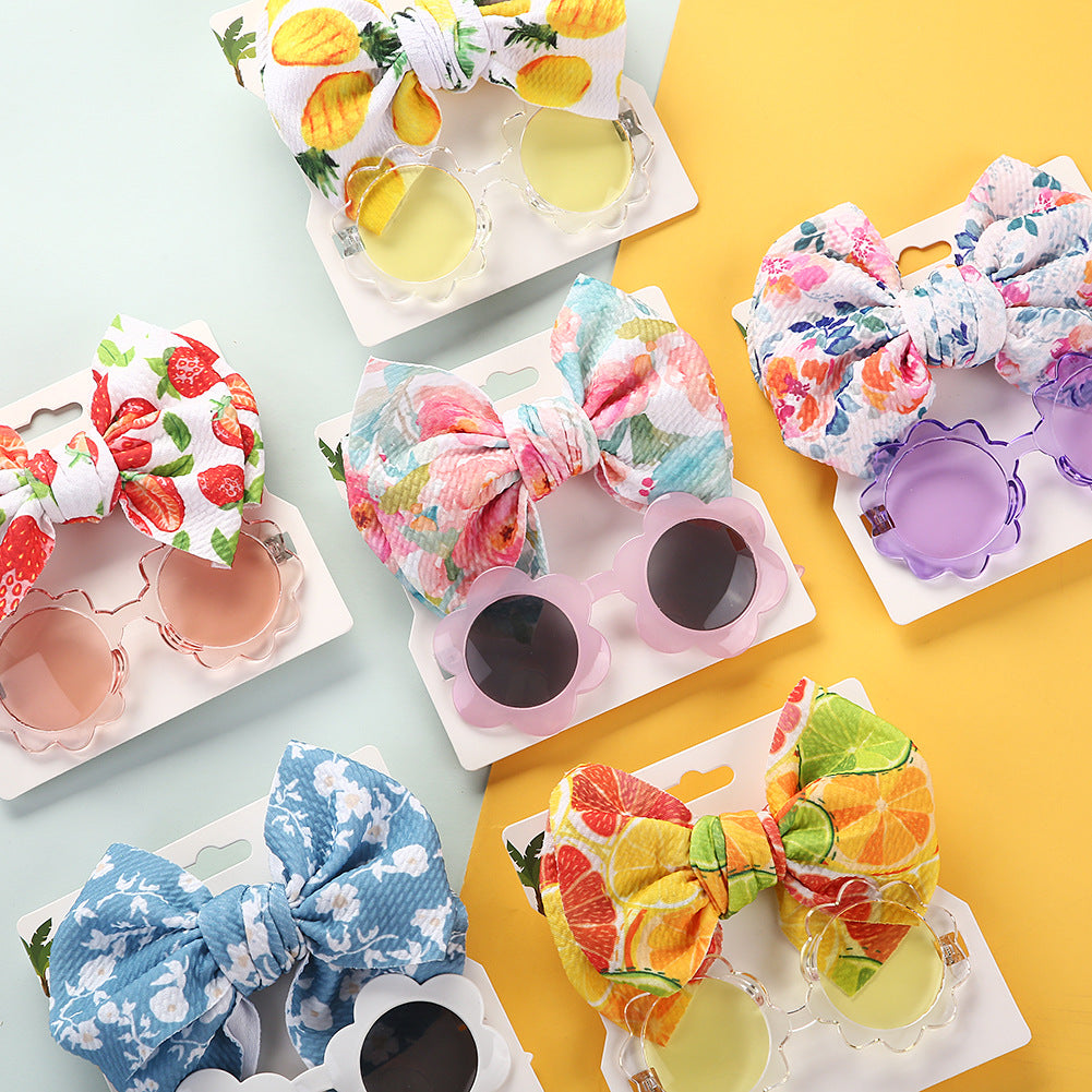 Kids' Sunglasses & Headband Set