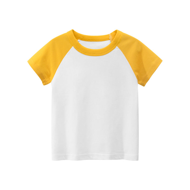 Kids' Solid-Color Cotton Tee