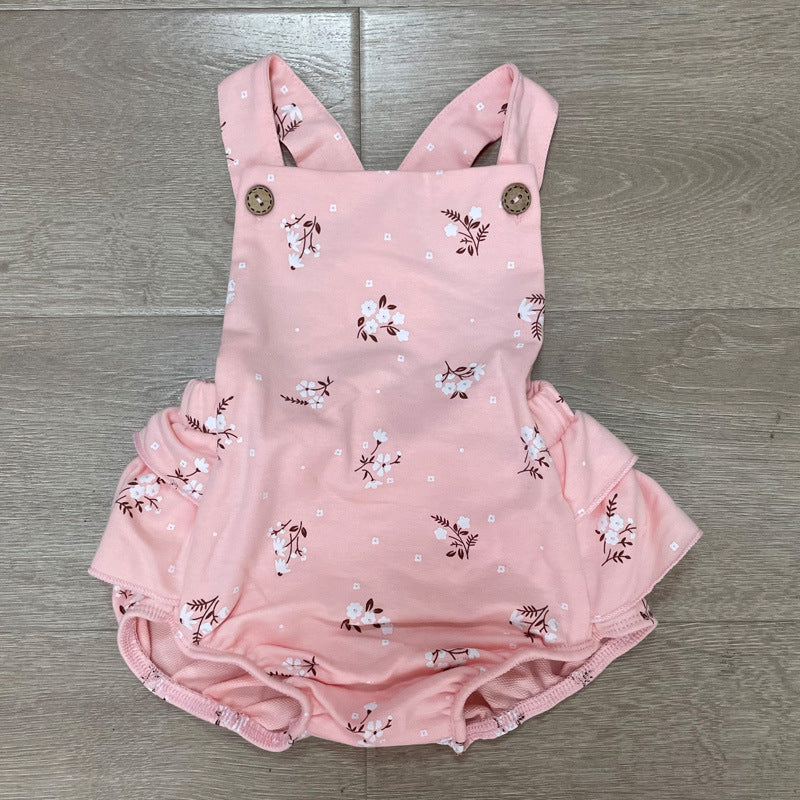 Baby Girl Ruffle Sling Bodysuit