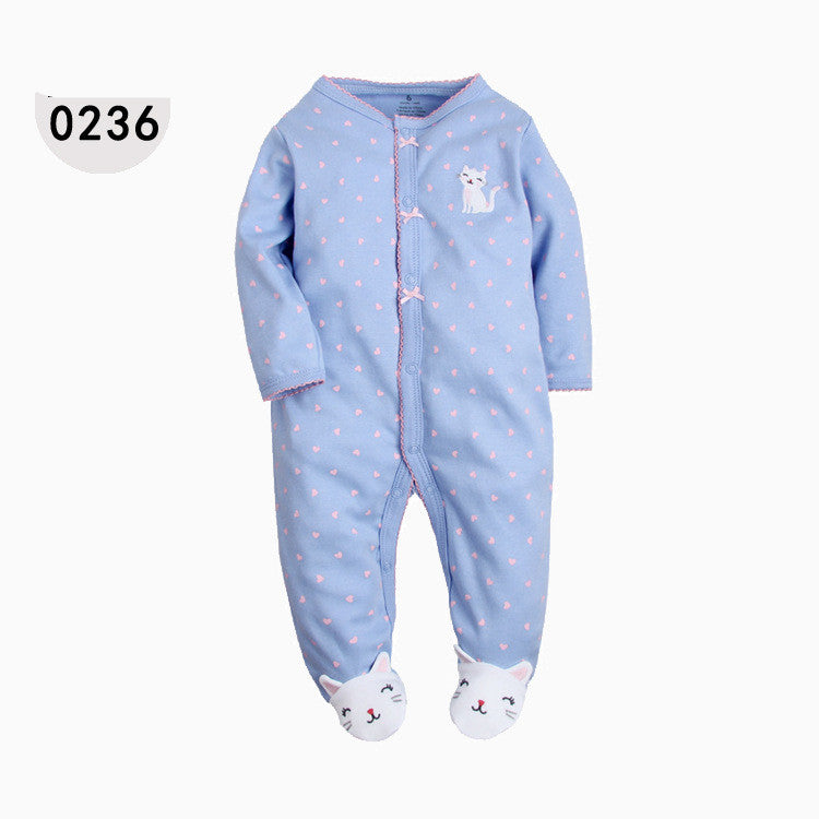 Baby Footed Cotton Onesie