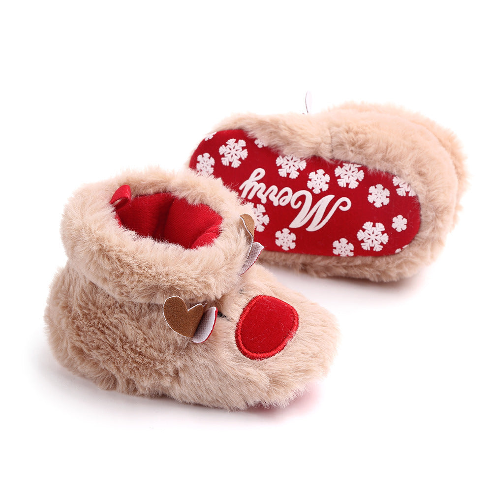 Baby Warm Anti-Slip First-Walker Shoes