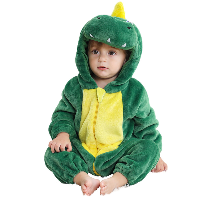 Kids' Flannel Animal Onesie