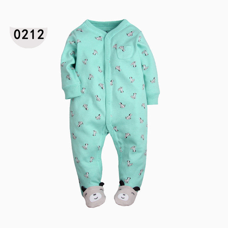 Baby Footed Cotton Onesie