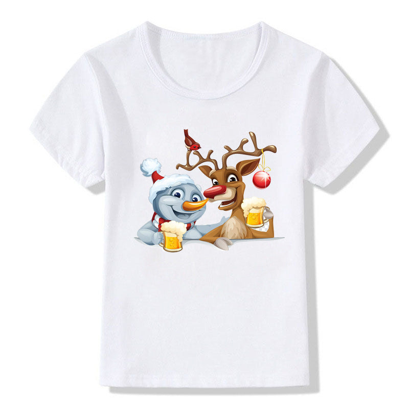 Kids' Christmas Cartoon Tee