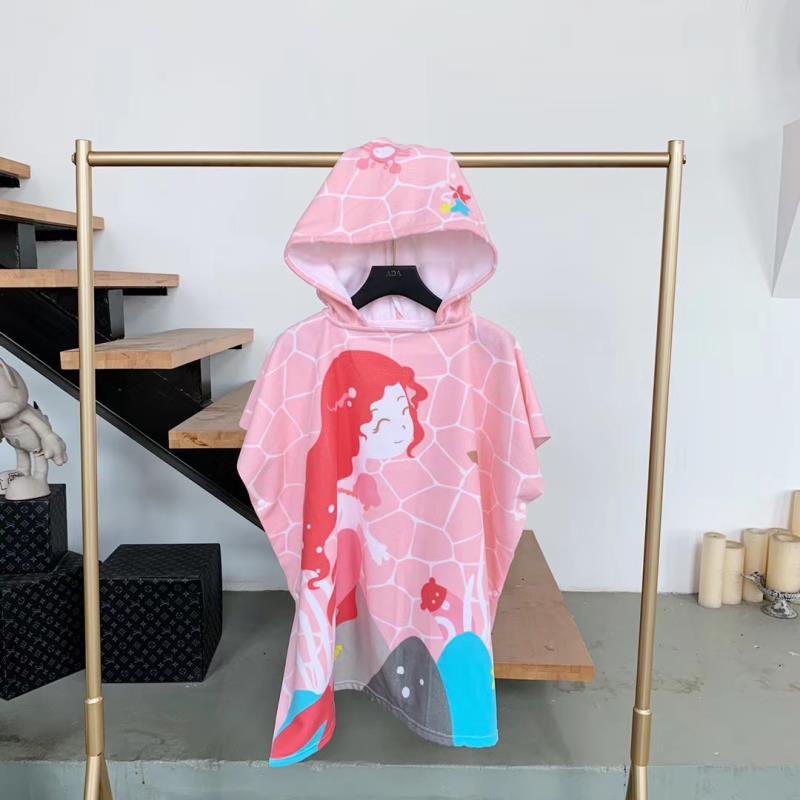 Kids' Hooded Bath Towel Cape