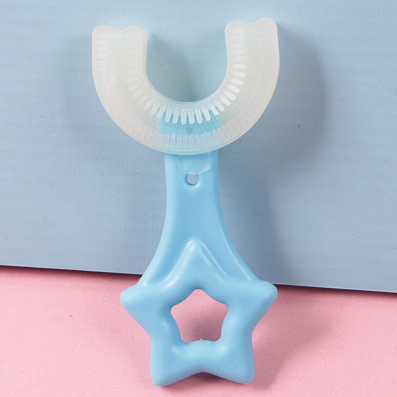 U-Shaped Silicone Baby Toothbrush