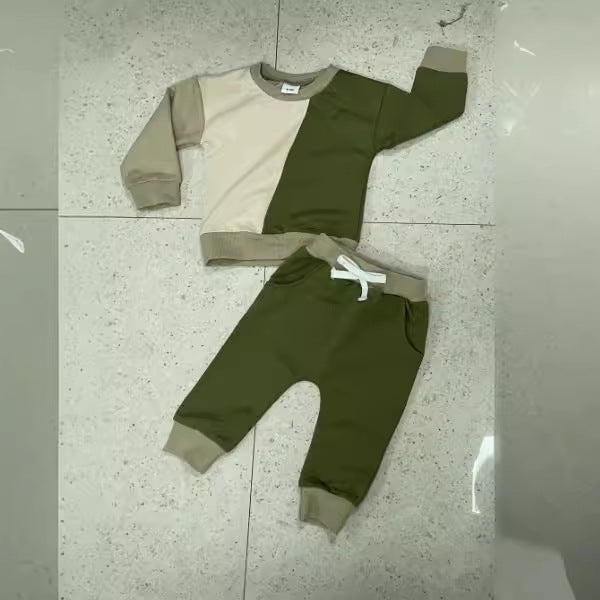 Casual Long-Sleeve Sweater & Trouser Set