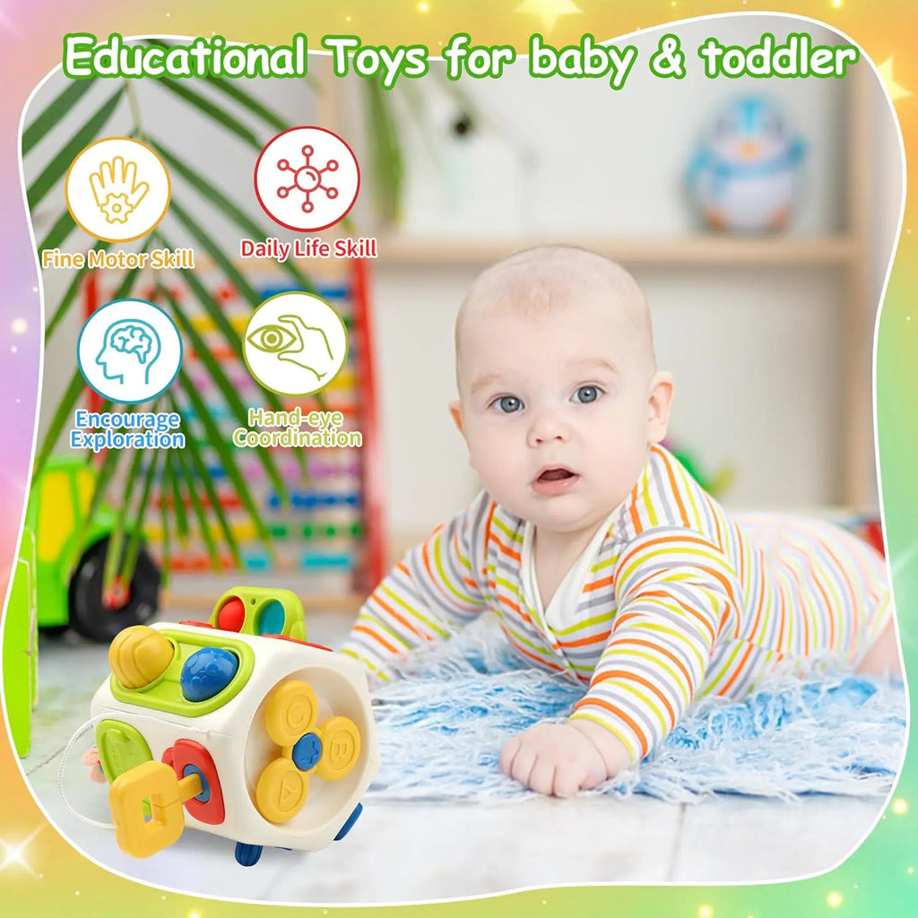9-in-1 Busy Cube Activity Toy