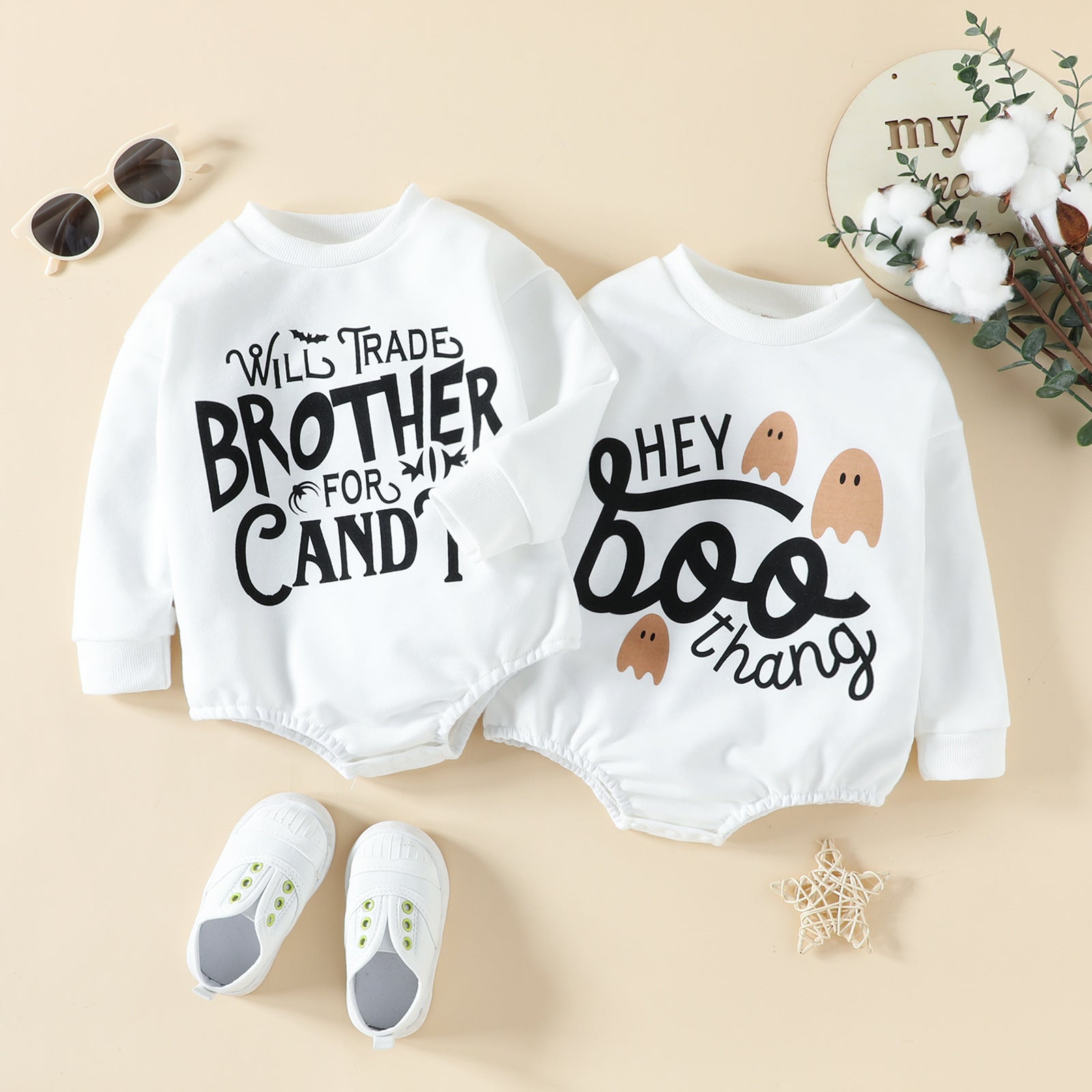 Baby Halloween Long-Sleeve Romper