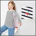 Big Girls' Striped Long-Sleeve Top