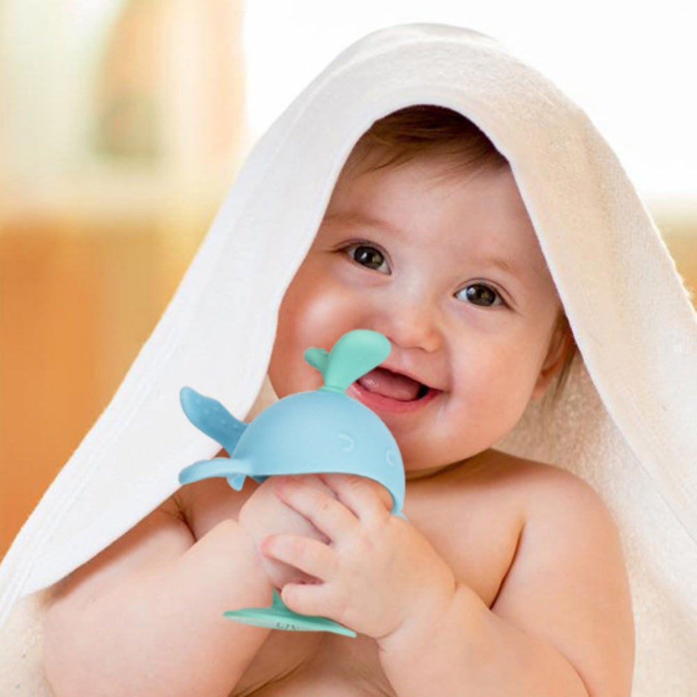 Whale Silicone Teether