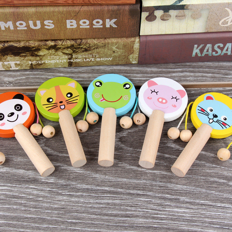 Wooden Rattle Drum