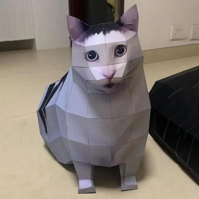 Origami Cat Paper-Folding Craft Kit