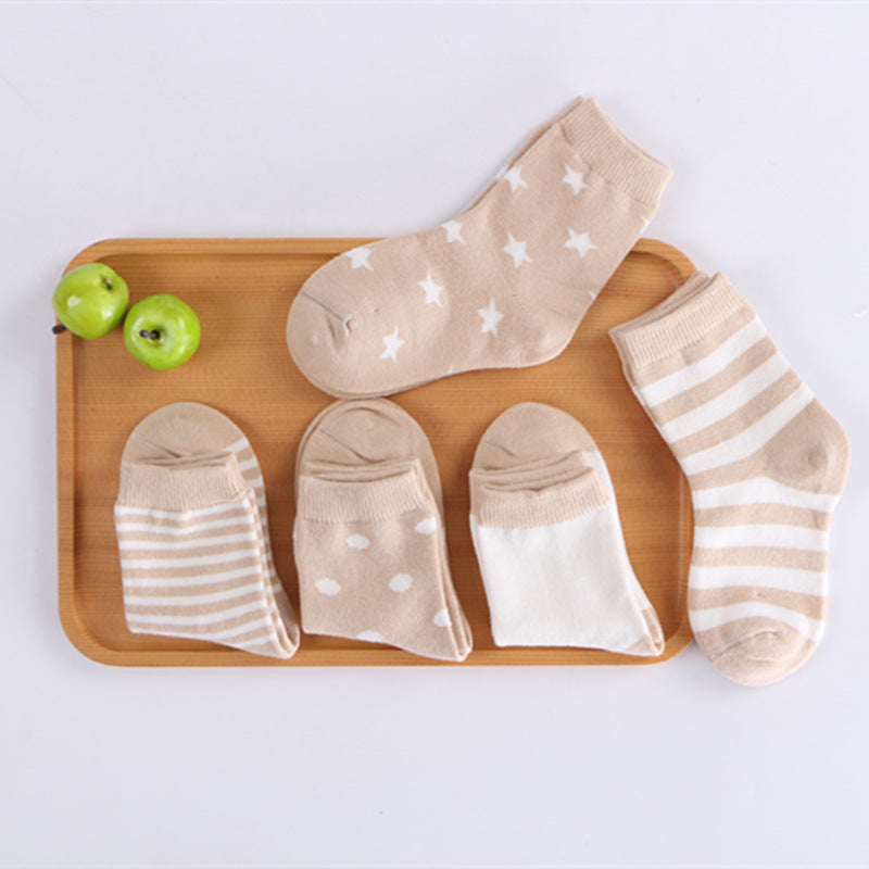 Baby Cartoon Combed-Cotton Socks