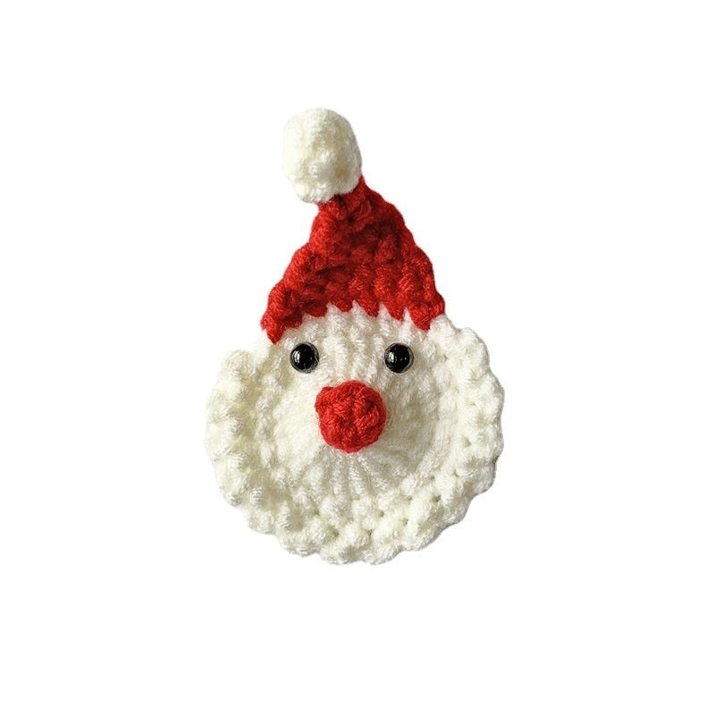 Crocheted Christmas Hair Clips